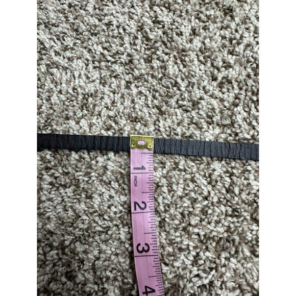 Fossil Multi Ring Keeper Chocolate Brown Leather Belt Slim Large - Picture 11 of 11